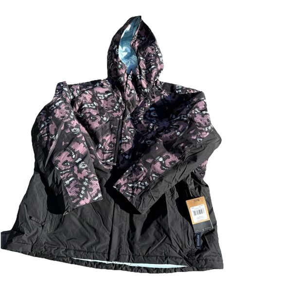 The North Face Freedom Insulated Jacket Women 2X Fawn Grey Snake Print New $320 - Picture 8 of 16